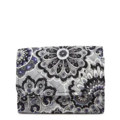 Vera Bradley RFID Riley Compact Wallet In Tranquil Medallion