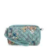 Vera Bradley RFID All-in One Crossbody Purse In Sunlit Garden Sage -Hallmark Shop Vera Bradley Green Floral Pattern Crossbody Purse 2845516046 01
