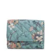 Vera Bradley RFID Riley Compact Wallet In Sunlit Garden Sage 2 Vera Bradley RFID Riley Compact Wallet In Sunlit Garden Sage -Hallmark Shop Vera Bradley Green Floral Pattern Small Wallet 2842916046 01