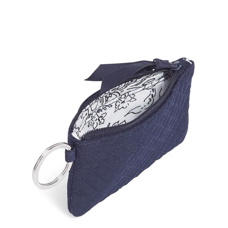 Vera Bradley Zip ID Case In Classic Navy 4 Vera Bradley Zip ID Case In Classic Navy - Image 2