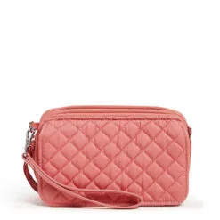 Vera Bradley RFID All-in-One Crossbody Purse In Terra Cotta Rose